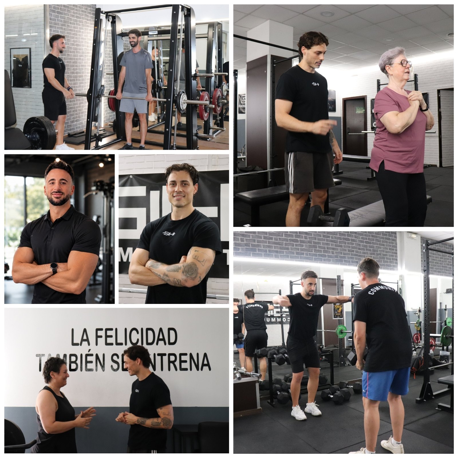 El equipo de SH Community entrenando